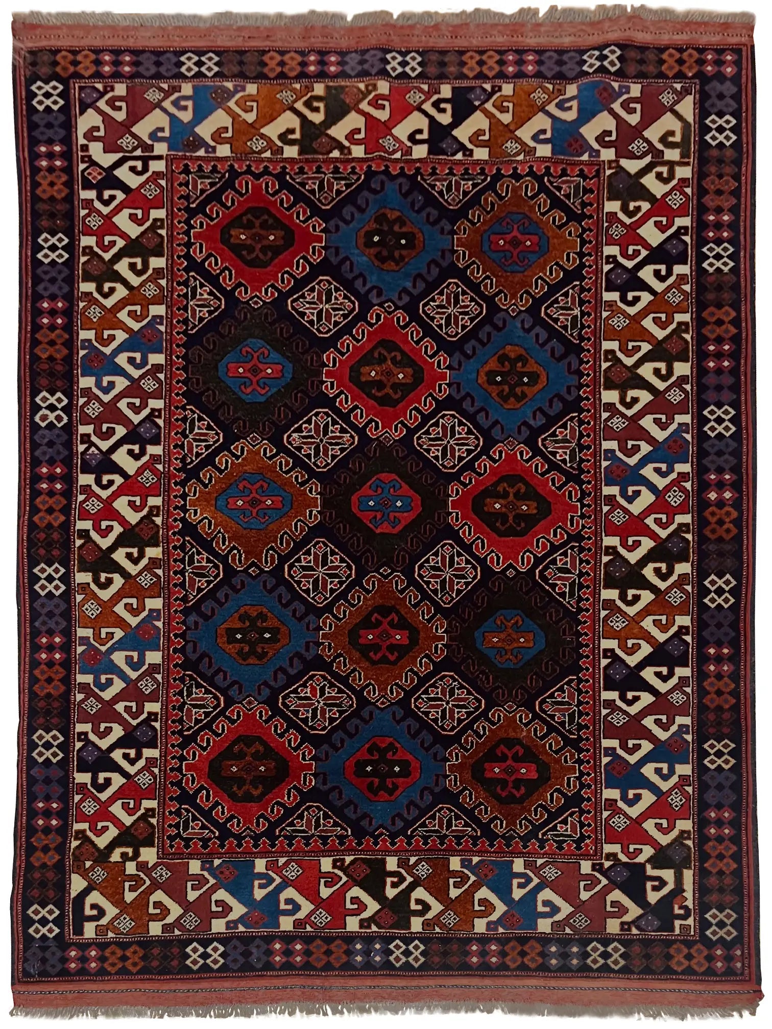 שטיח קווקזי 01 צבעוני 202*145