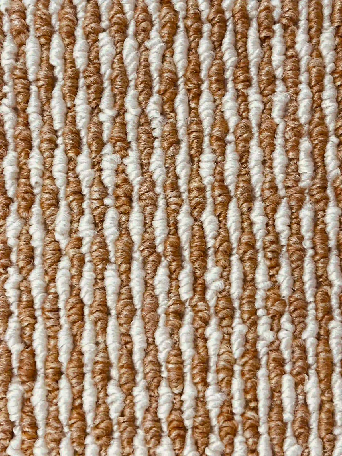 שטיח כביס עגול חבל רוט 01 בז׳/לבן | ROOT