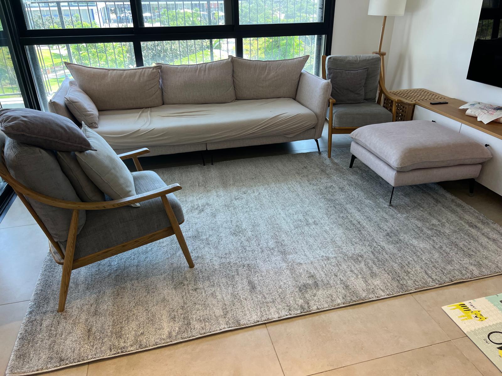 Basic 456 02 smooth carpet grey | BASIC