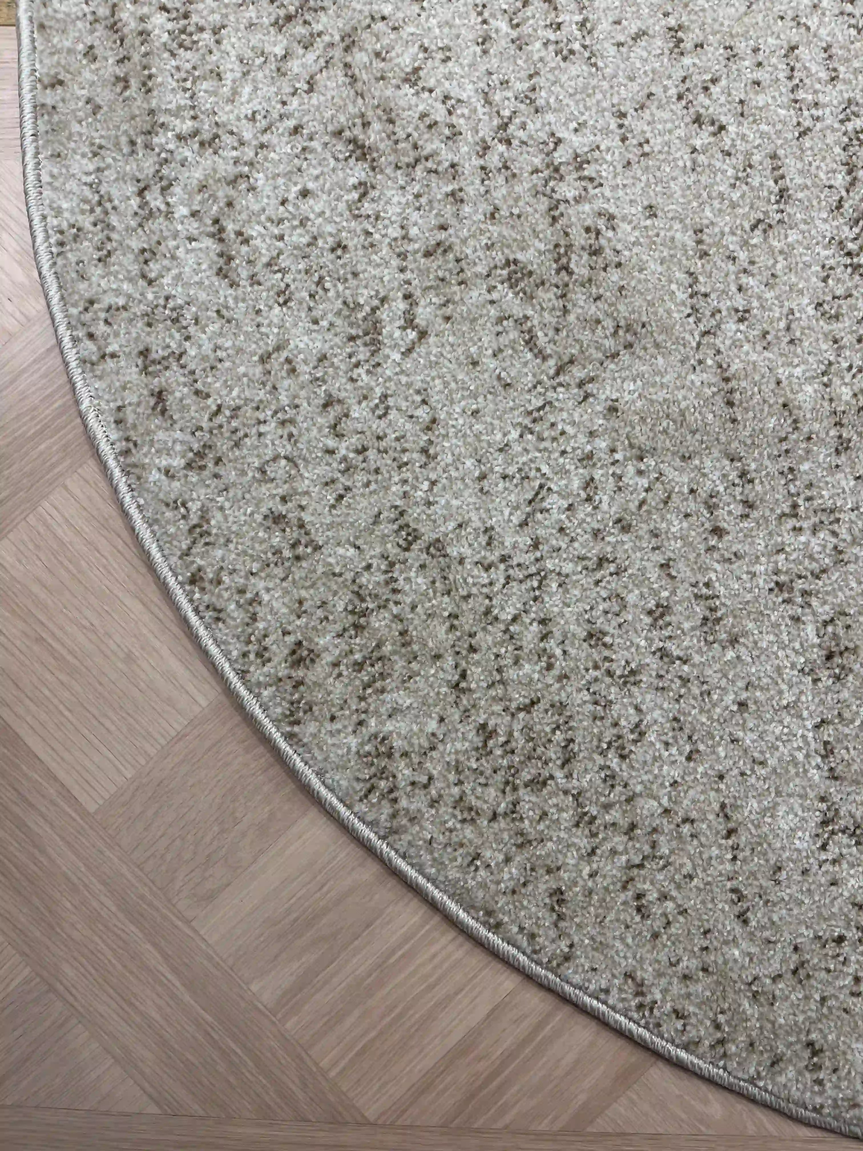 שטיח עגול חלק בייסיק 456 03 בז' | basic