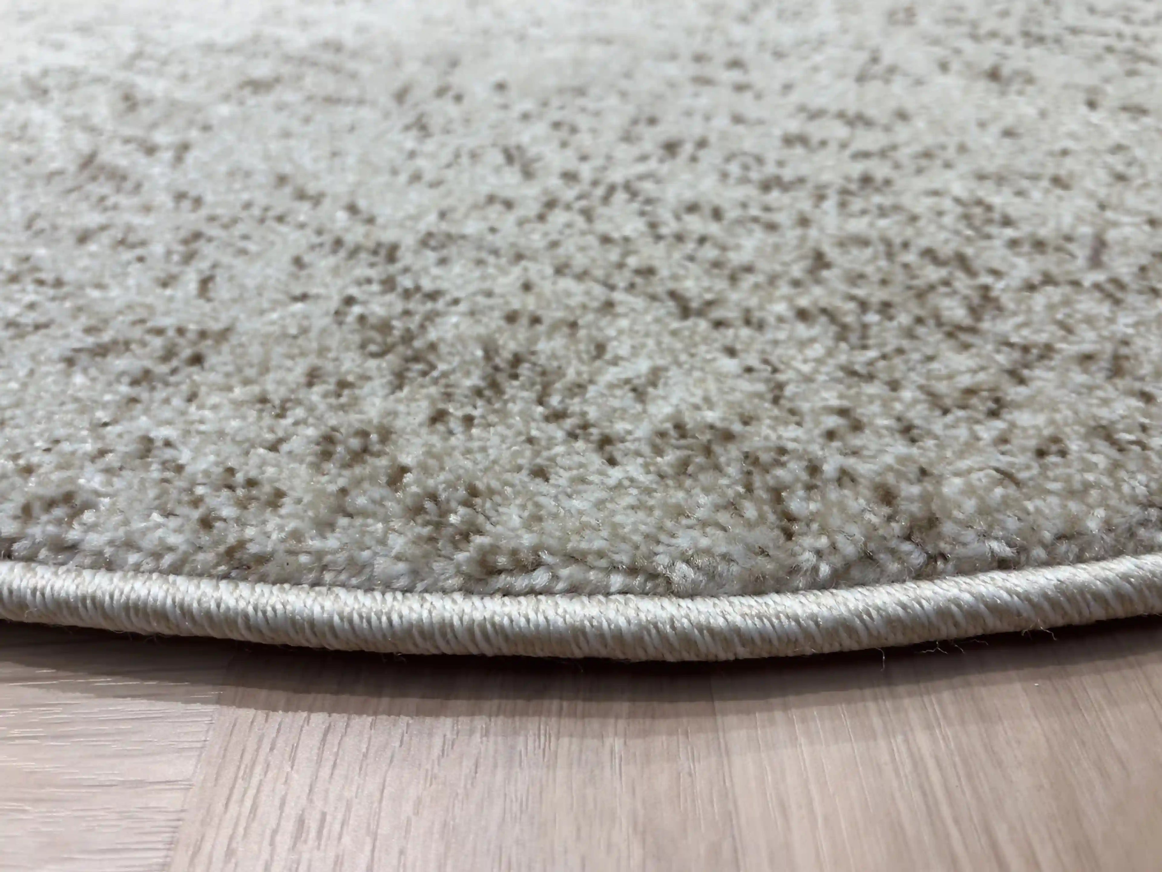 שטיח עגול חלק בייסיק 456 03 בז' | basic