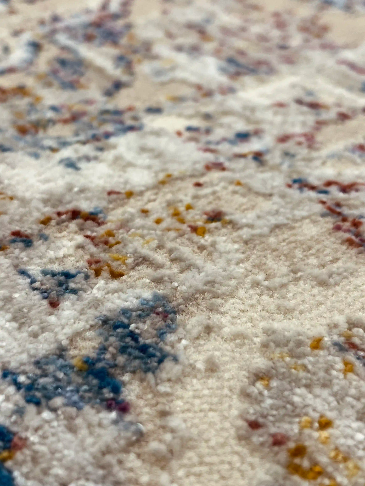 שטיח קנבס וינטג׳ מדליון 127 04 בז׳/צבעוני | CANVAS