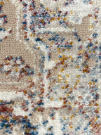 שטיח קנבס וינטג׳ מדליון 127 04 בז׳/צבעוני | CANVAS