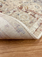 שטיח קנבס וינטג׳ מדליון 127 04 בז׳/צבעוני | CANVAS