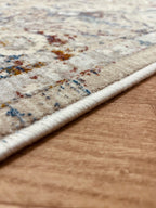 שטיח קנבס וינטג׳ מדליון 127 04 בז׳/צבעוני | CANVAS