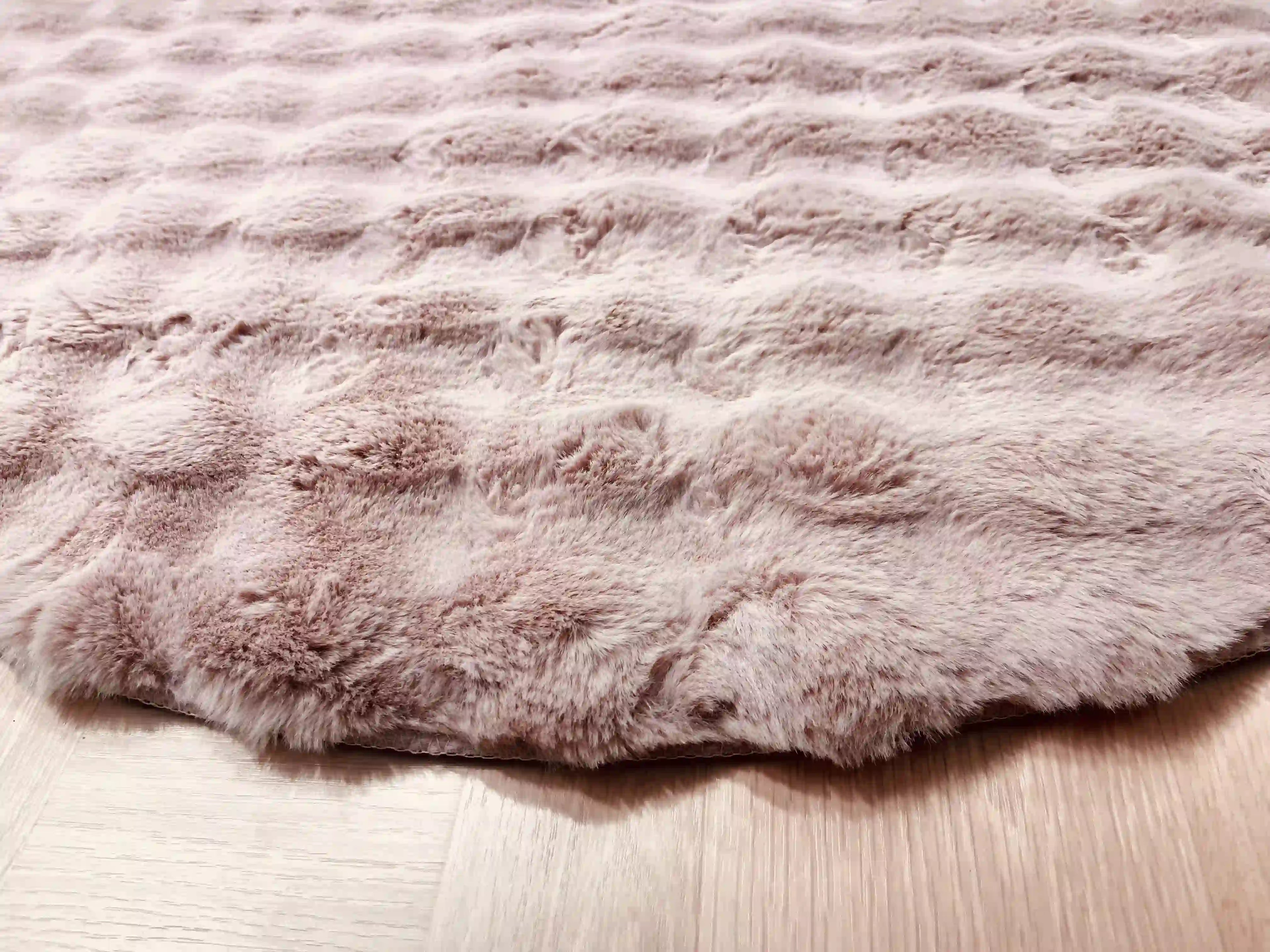 שטיח עגול שאגי קלאוד 213 ורוד | CLOUD