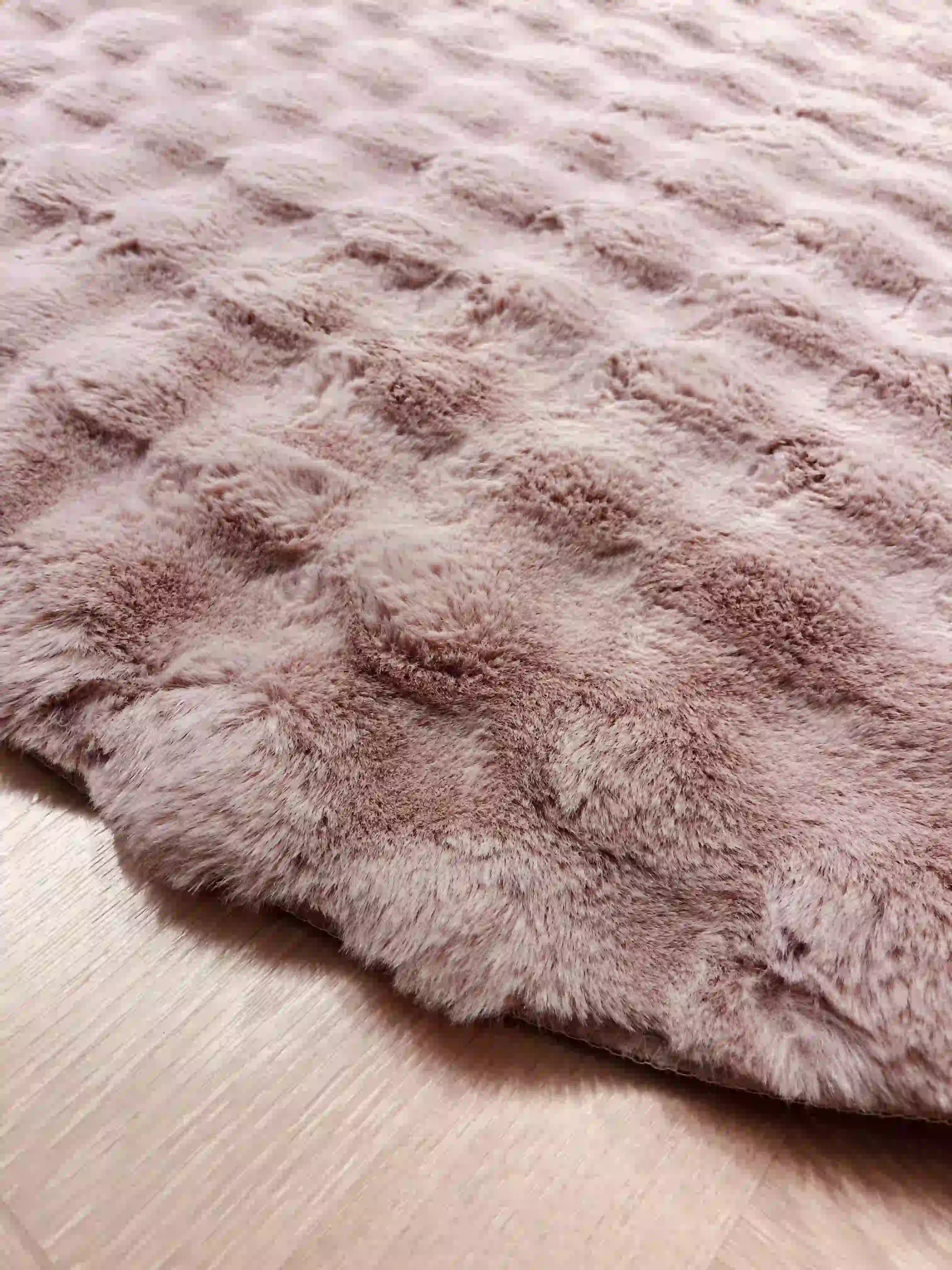 שטיח עגול שאגי קלאוד 213 ורוד | CLOUD