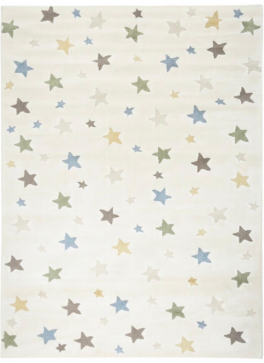 שטיח ילדים כוכבים 30 04 צבעוני | KIDS