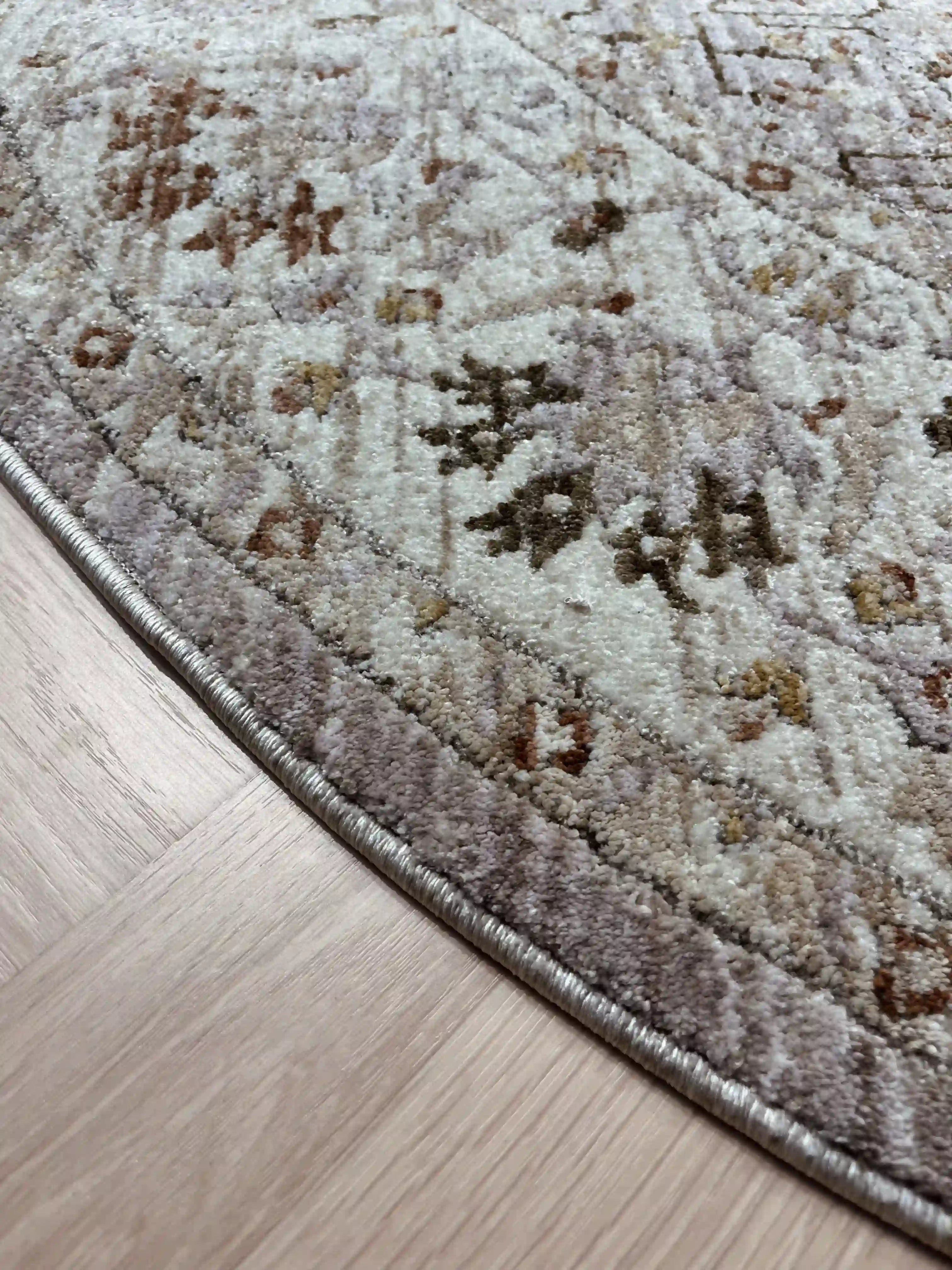 Round rug Madeleine 449 01 colorful | MADELEINE