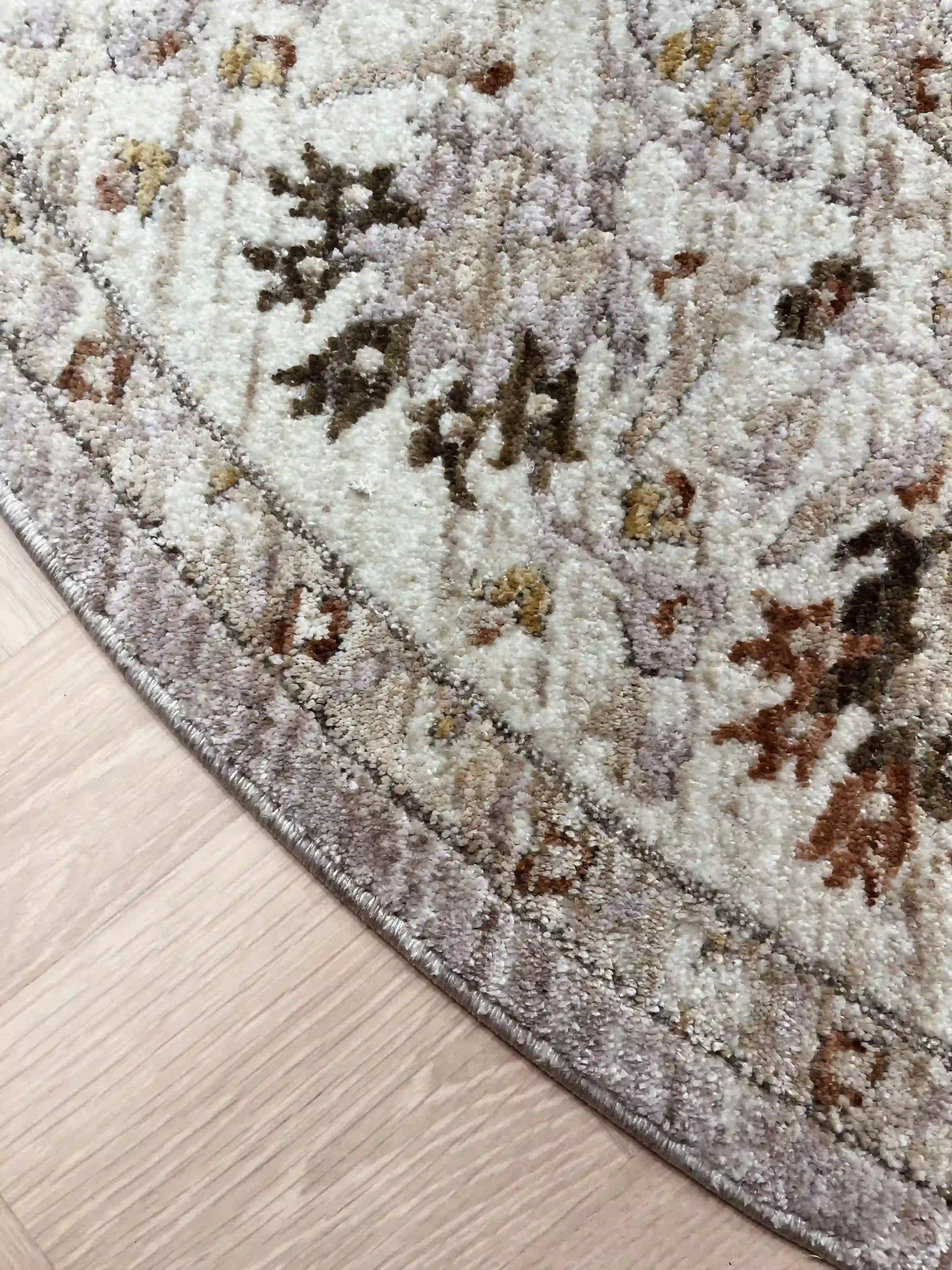 Round rug Madeleine 449 01 colorful | MADELEINE