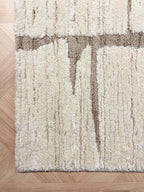 Loren Carpet 27 Cream/Brown | LOREN