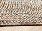 NATURAL loop pile carpet, natural beige/white 284
