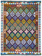 Kilim carpet 664 colorful 201*158 | KILIM