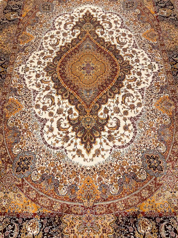 שטיח טהרן 633 בז'/כתום | TEHRAN