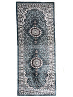 שטיח פלורה תכלת ראנר 621 | FLORA