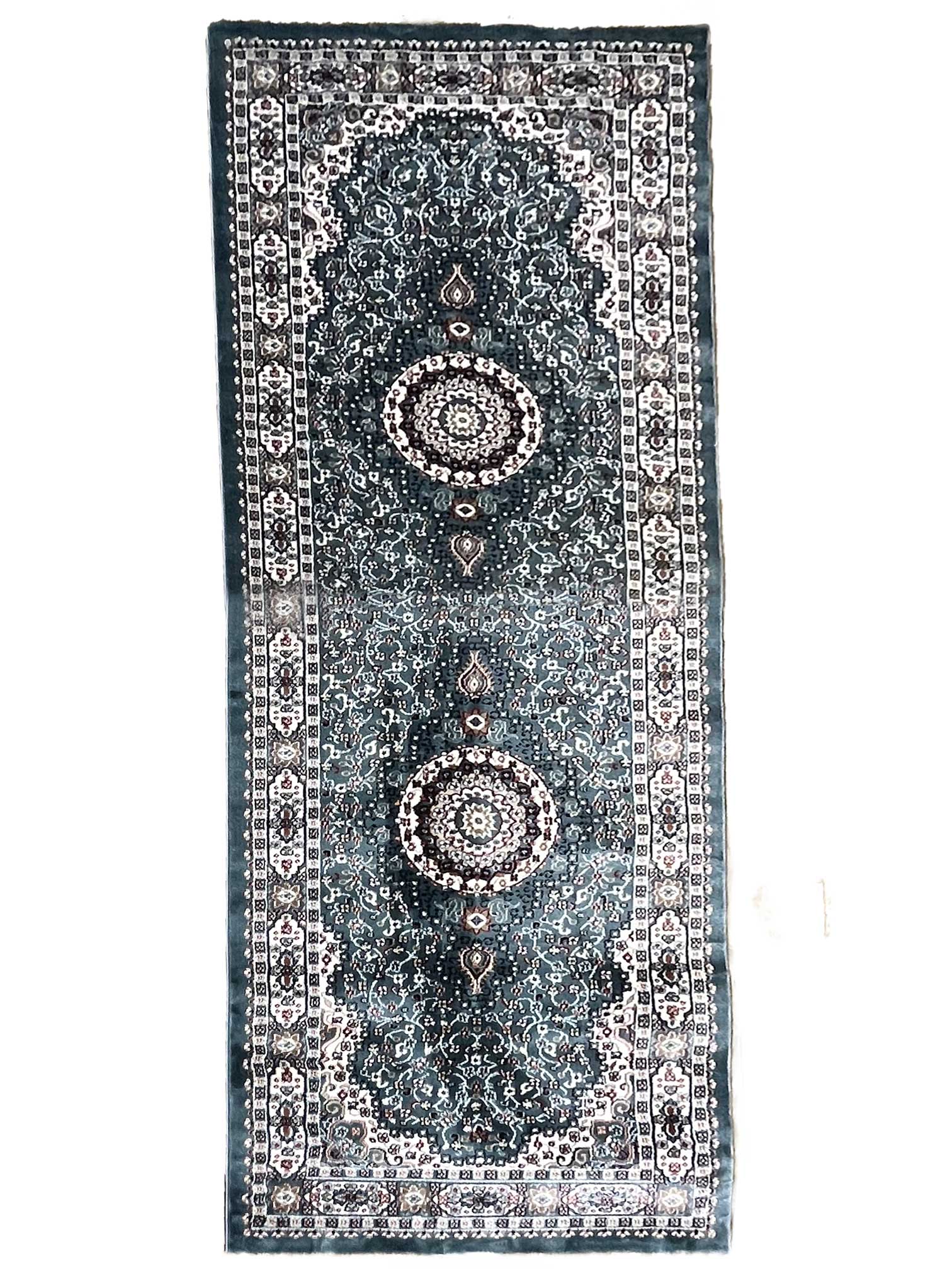 שטיח פלורה תכלת ראנר 621 | FLORA