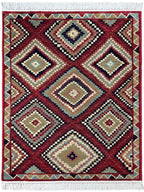 שטיח סילקי קאשן 615 אדום