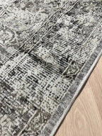 שטיח וינטג' משי 639 06 אפור | SILK