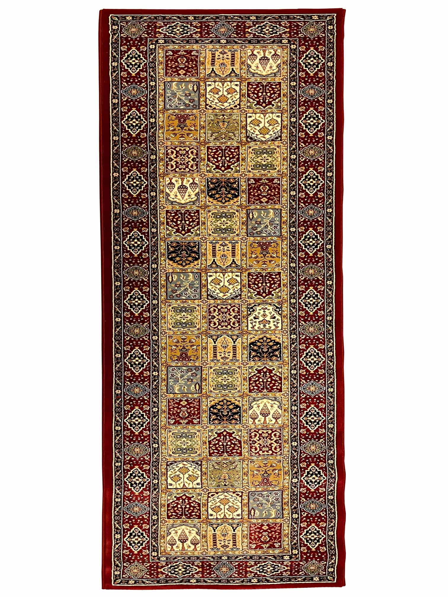 שטיח בחטיאר בלגי ראנר צבעוני/אדום 504