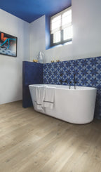 Impressive laminate flooring Soft oak light brown 3557 Quick step Soft oak light brown