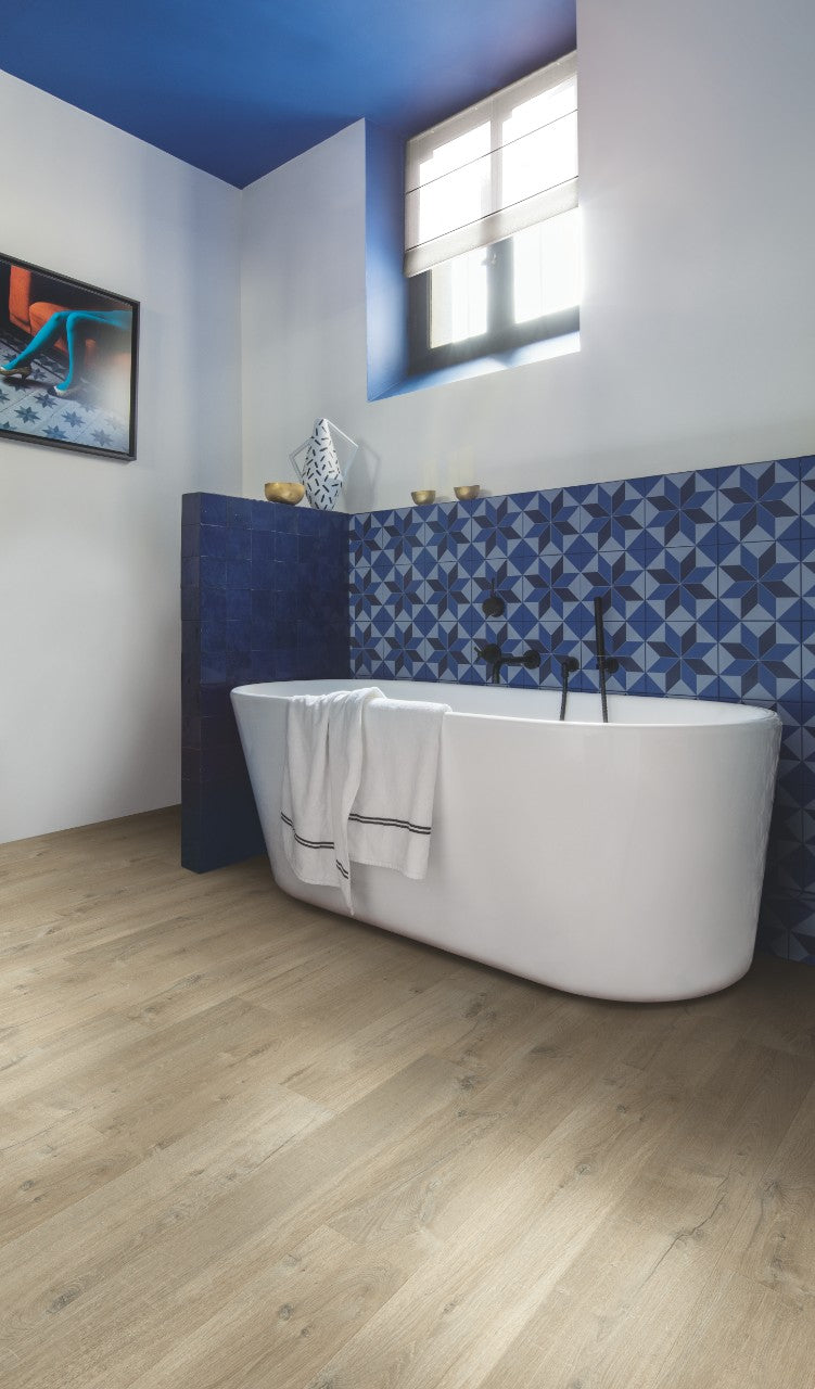 Impressive laminate flooring Soft oak light brown 3557 Quick step Soft oak light brown