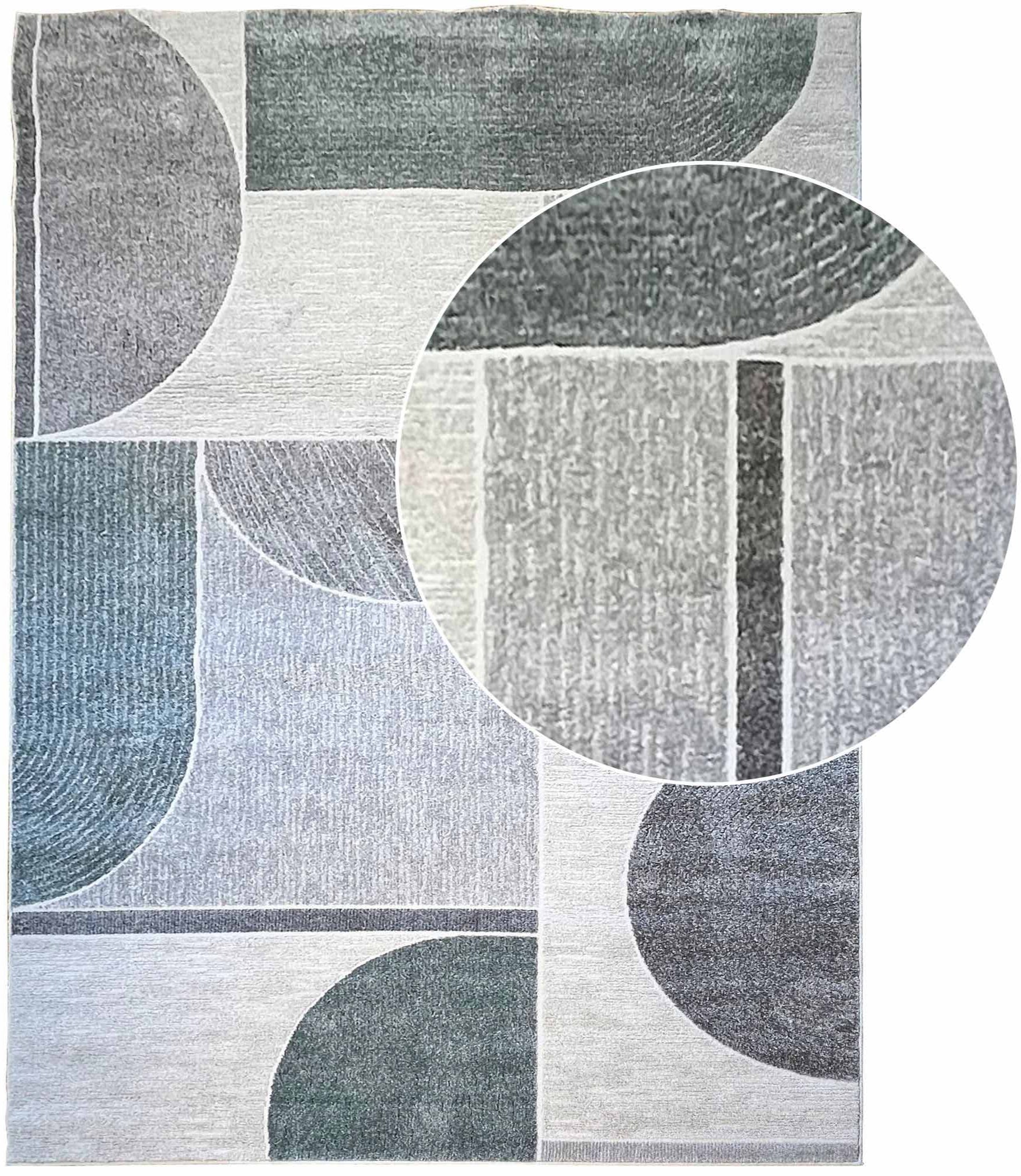 FREYA Carpet 337 Cream/Grey/Olive | FREYA