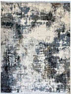 Abstract gray/colorful carpet 118
