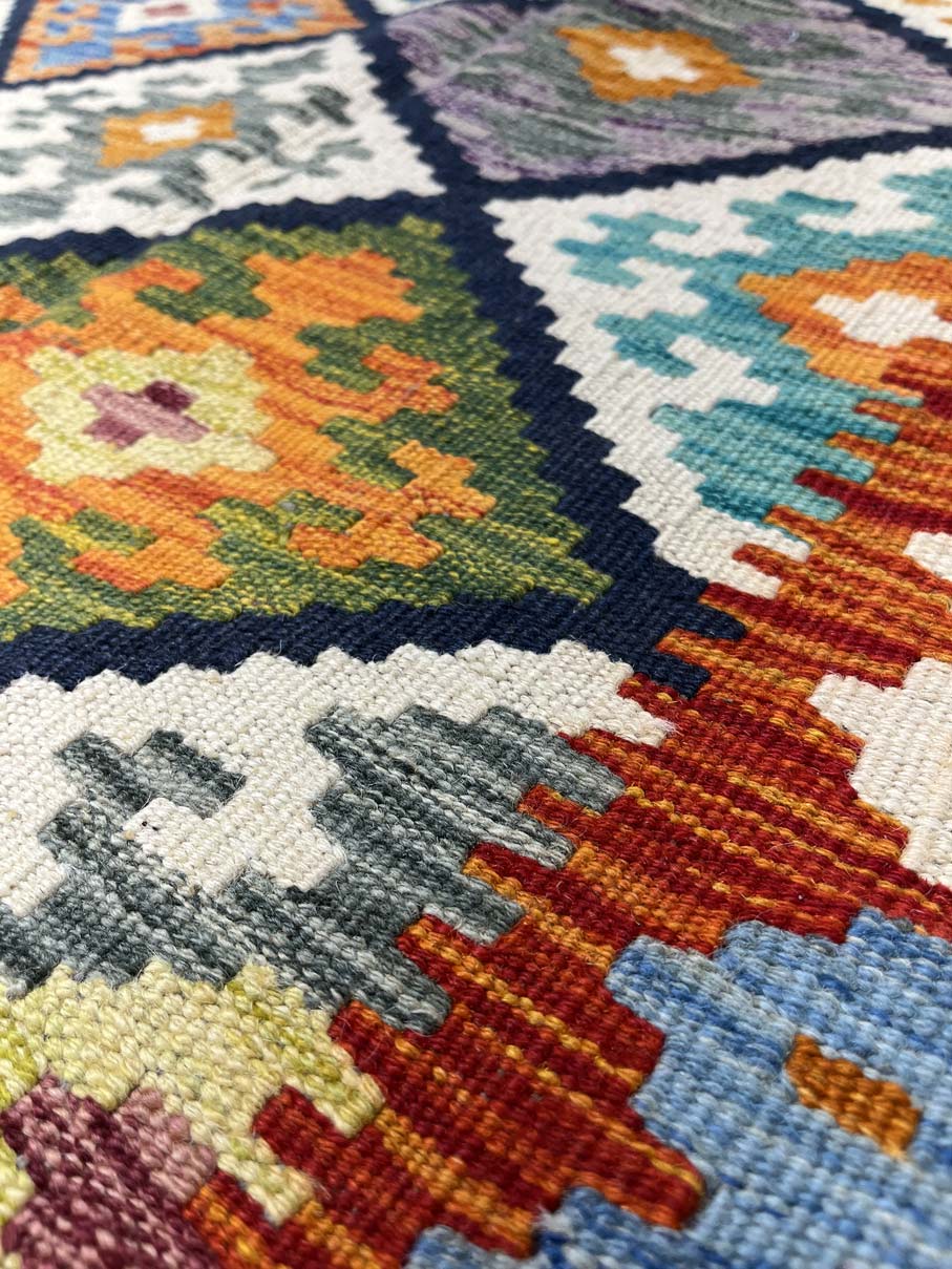 שטיח קילים 671 כתום/צבעוני 304*195 | KILIM