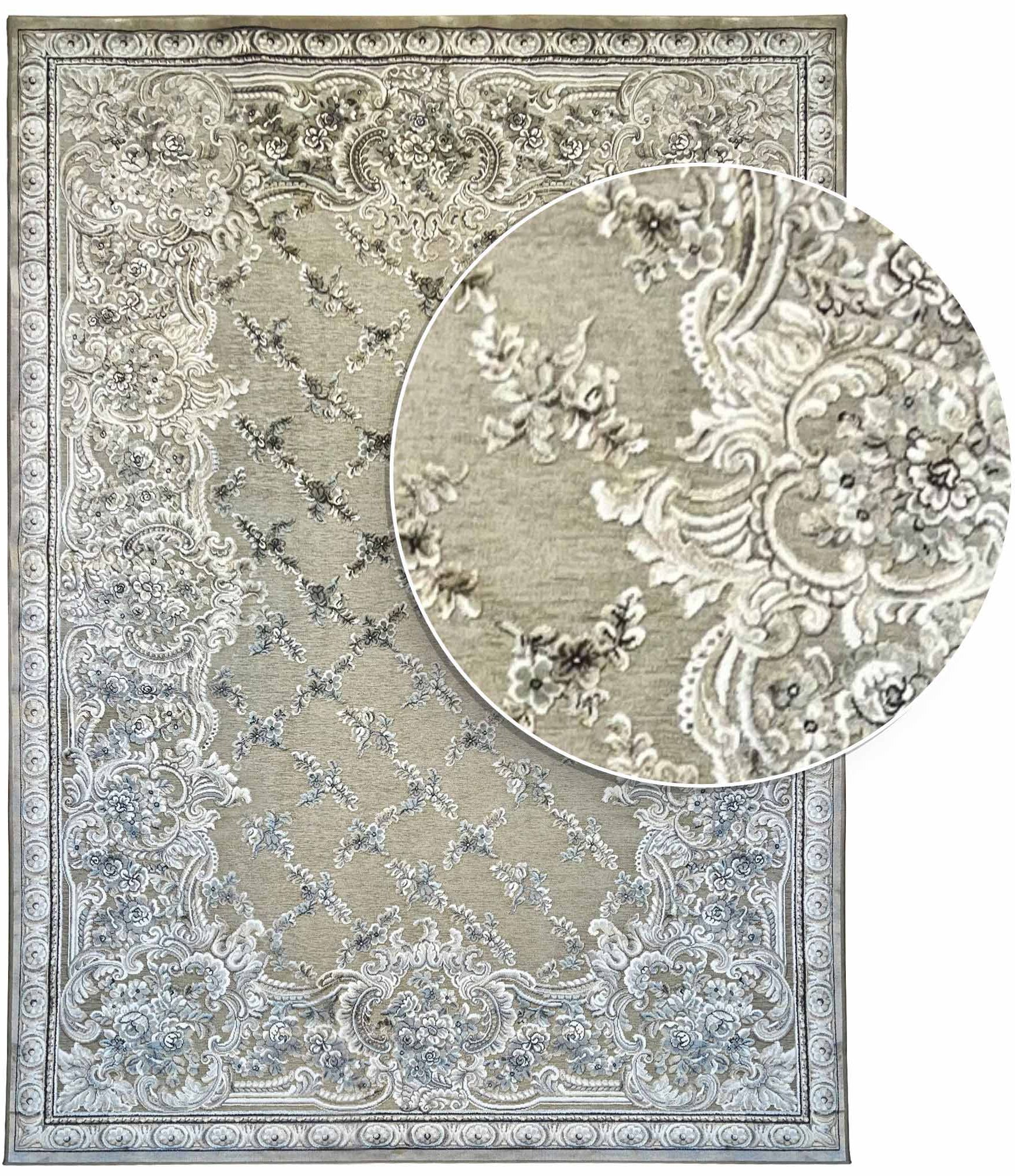 Vintage Alberto Rug 447 Cream/Grey | ALBERTO