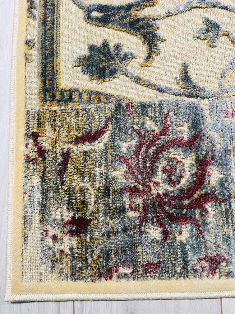 CRANBERRY Colorful Runner Rug 434