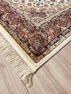 שטיח סילקי קאשן 617 בז' אדום