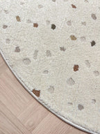 Children's round rug dots 30 01 colorful | KIDS