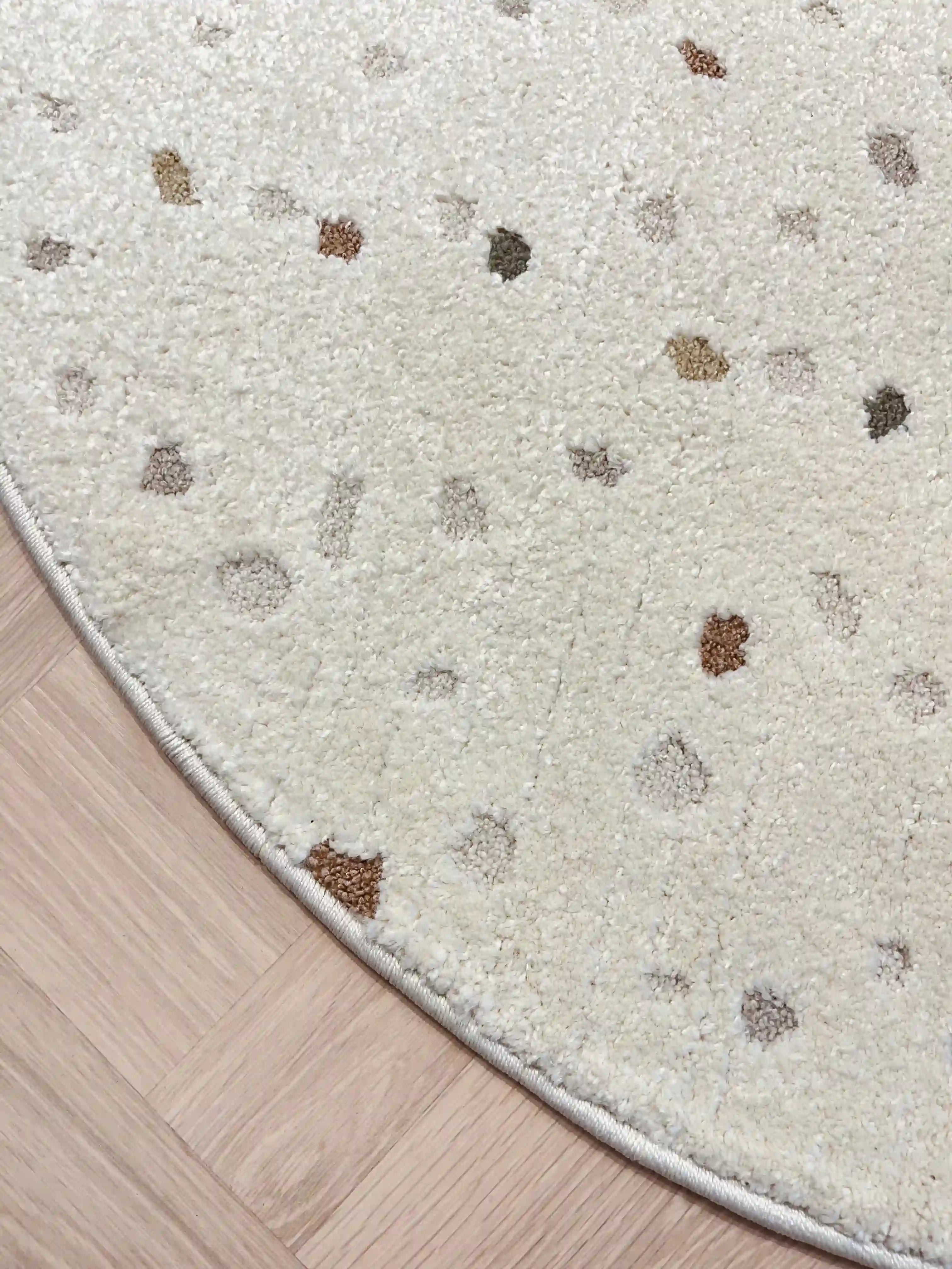 Children's round rug dots 30 01 colorful | KIDS