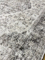 שטיח וינטג' משי 639 06 אפור | SILK