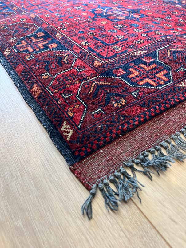 שטיח ראנר אפגני ארסרי 912 אדום 294*85 | AFGHAN