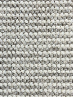 Looped rug 308 white/light gray | CREATION