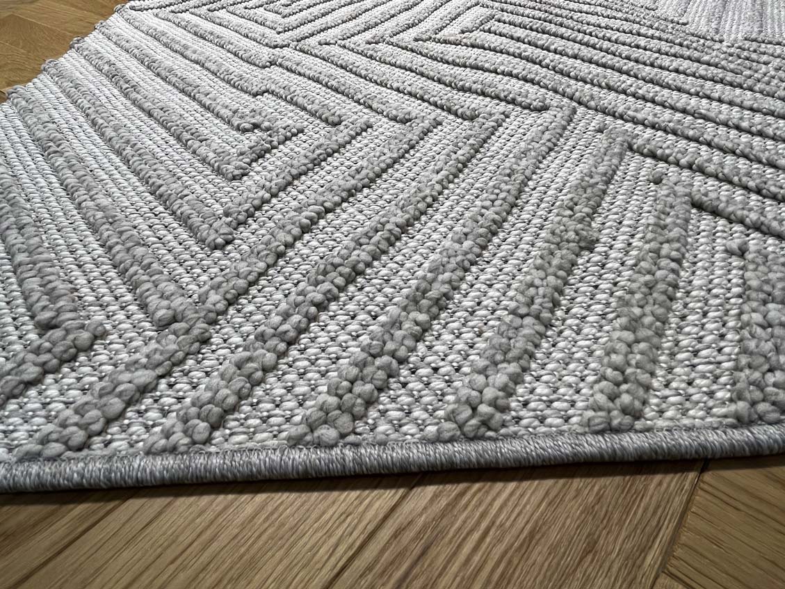 שטיח לולאות לופס 340 אפור | LOOPS