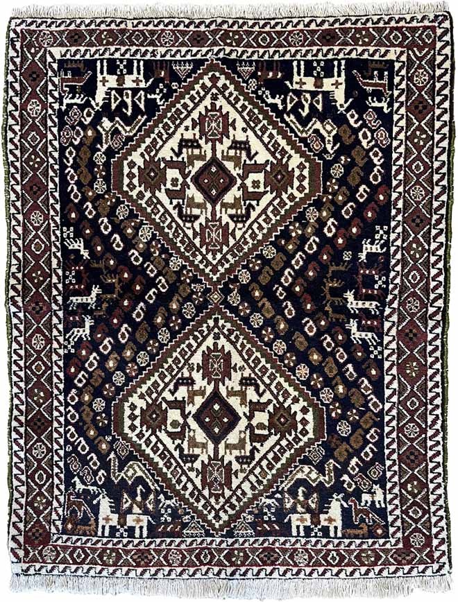 שטיח שהרבאבק אתני 921 צבעוני 112*86 | SHAHRBABAK