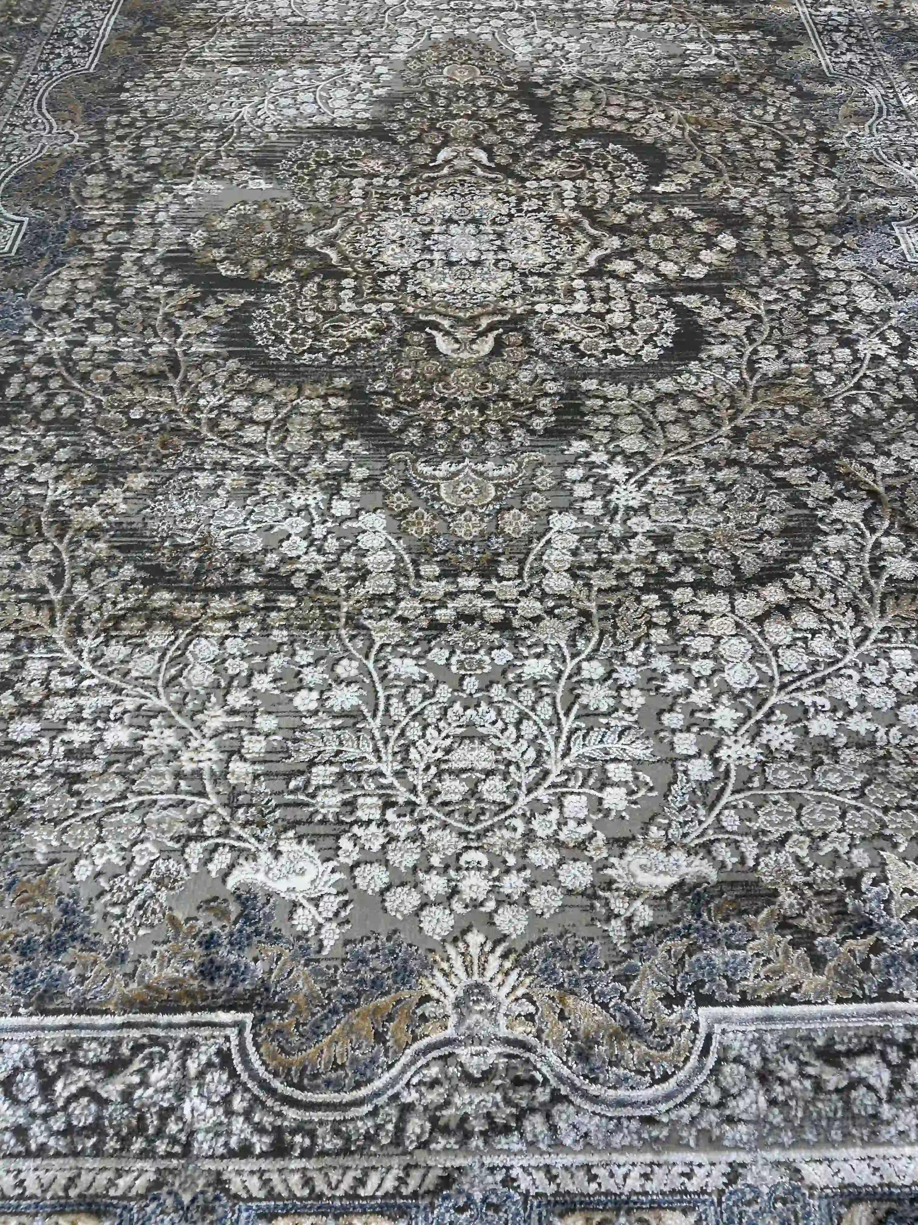 Boutique Carpet 416 01 Grey/Gold/Blue | BOUTIQUE