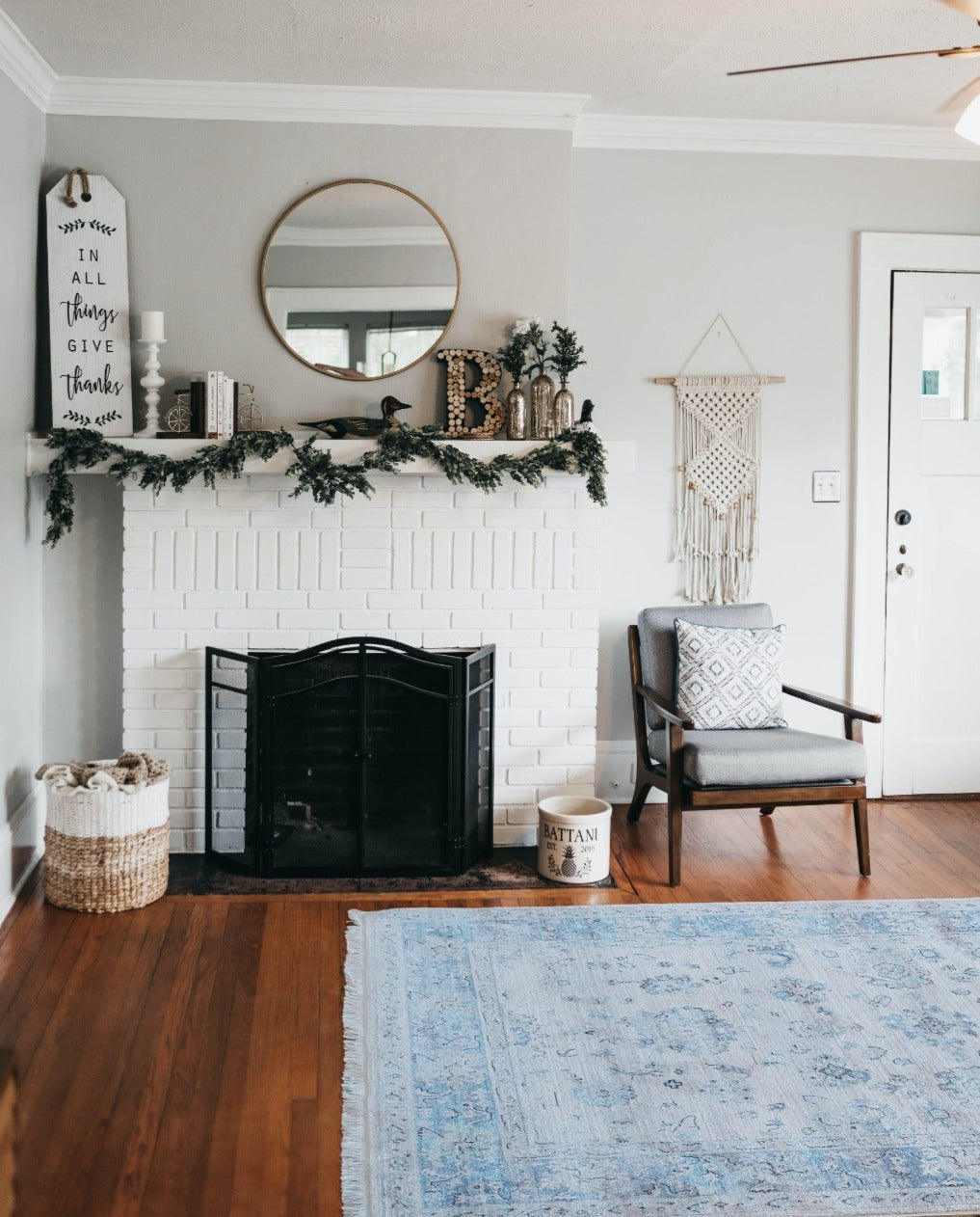 שטיח וינטג' כחול 403