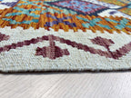 Kilim carpet 664 colorful 201*158 | KILIM