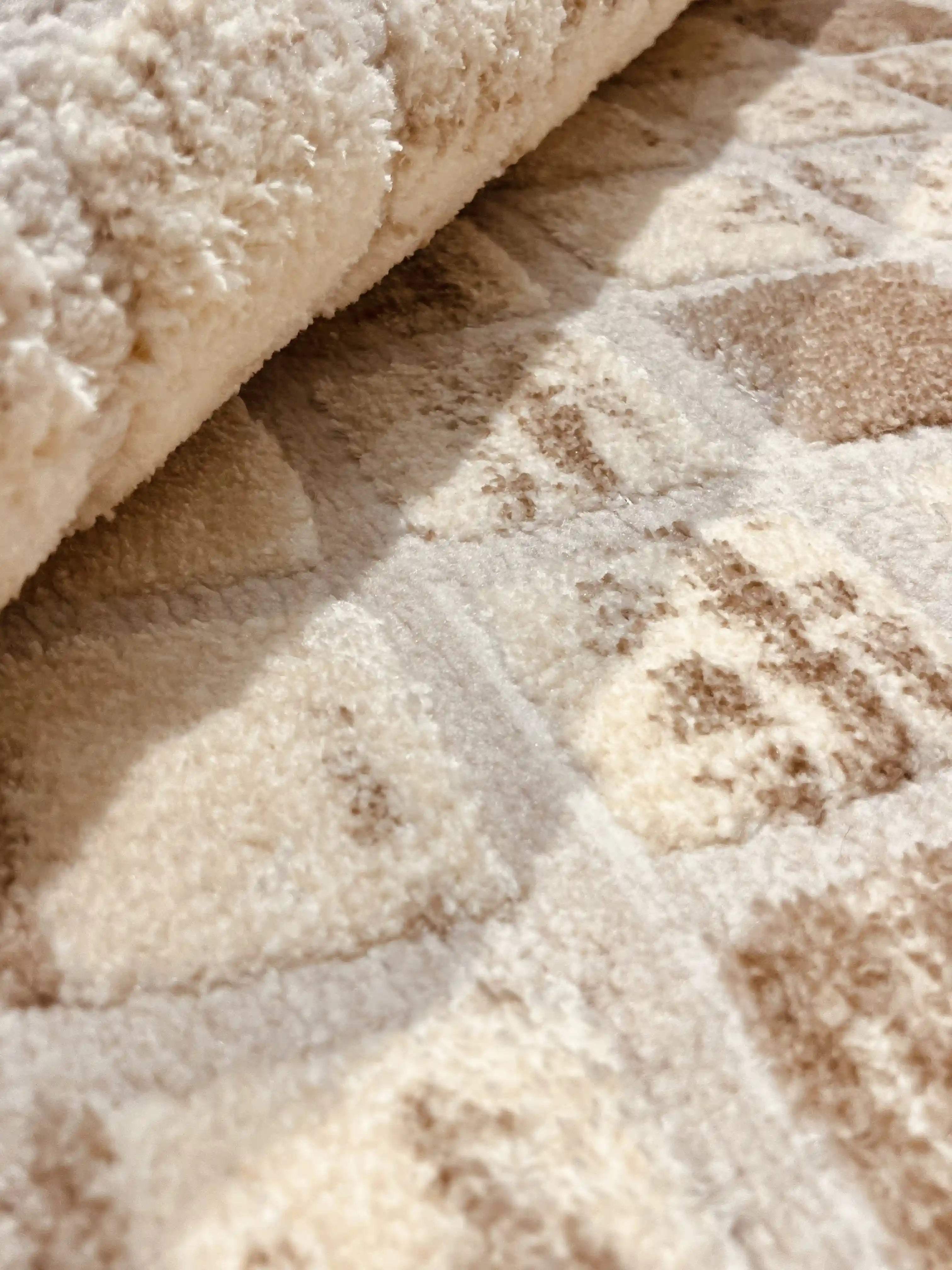 Nordic round rug Serena 317 02 beige | SERENA