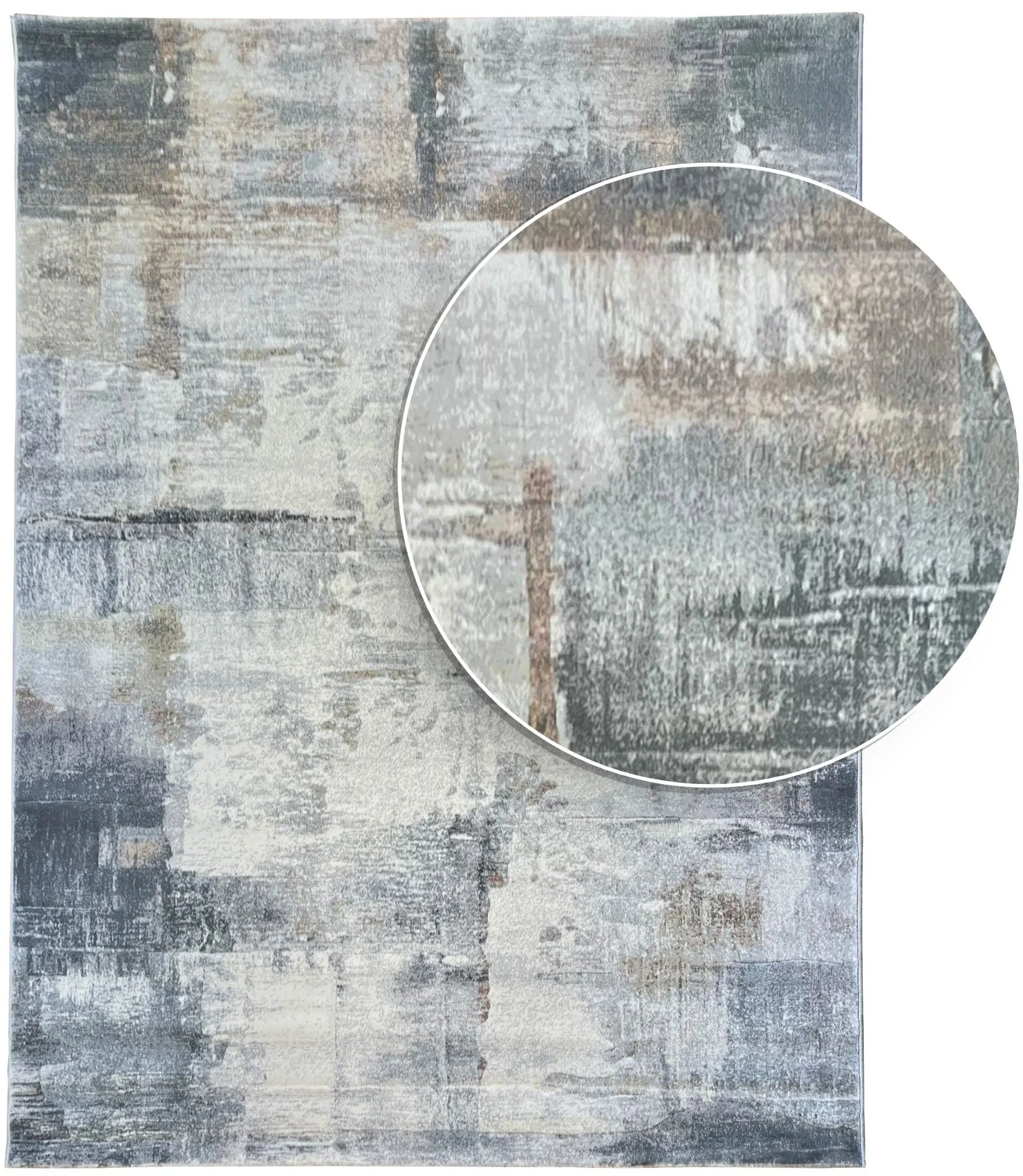 Brussels carpet grey/orange 864 | BRUSSEL