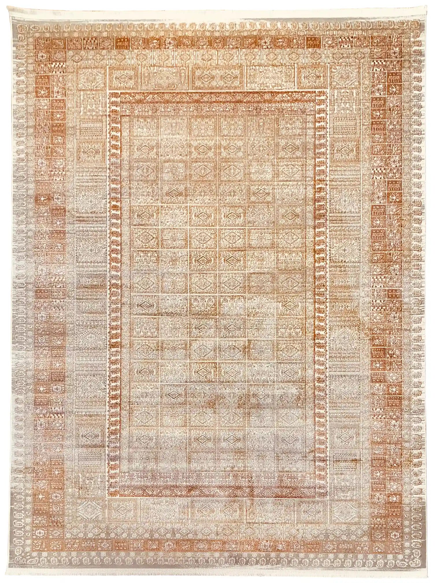 Boutique Rug 416 Orange/Beige | BOUTIQUE