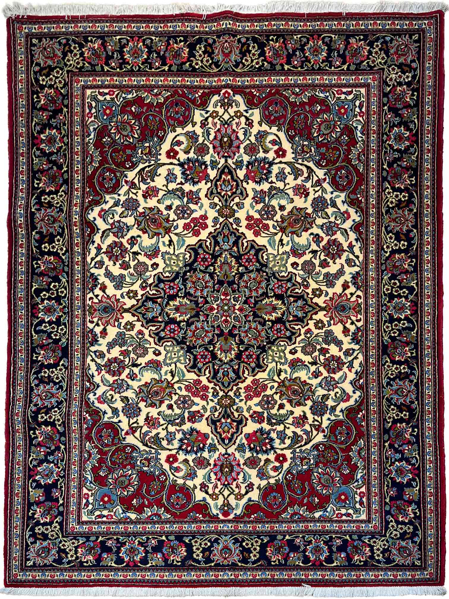 שטיח קום פרסי 932 אדום 206*142 | QUM