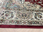 Persian Silk Carpet 639 02 Red/Beige | SILK