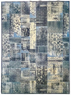 שטיח וינטג' סקיי 444 אפור/תכלת | SKY