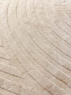 Round Alfi Rug 471 Beige | ALFI