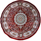 שטיח פלורה עגול 235 אדום | FLORA