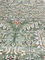 Vintage Silk Carpet 639 05 Green | SILK
